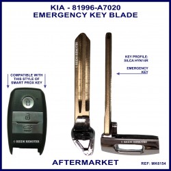 Kia Cerato 2013 onward smart key emergency key blade aftermarket