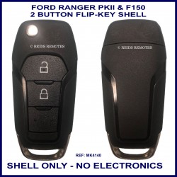 Ford Ranger PK Series II 2015 onwards 2 button replacement flip key case