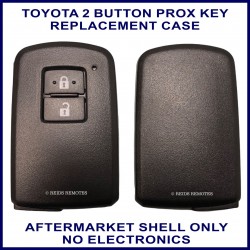 Toyota Corolla & RAV 4 2 button black proximity key shell replacement