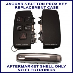 Jaguar F-Type F-Pace XJ XF & XE compatible 5 button proximity remote key shell