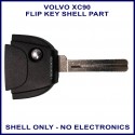Volvo XC90 replacement flip key shell - NE66 key part only