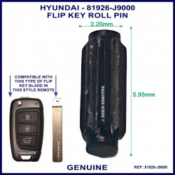Hyundai 81926-J9000 genuine flip key roll pin