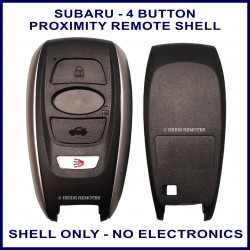 Subaru BRZ Forrester Impreza Legacy Outback XV Crosstrek WRX - 4 button smart key replacement case