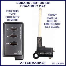 Subaru Denso 14ACA emergency key blade to match 57497AG400