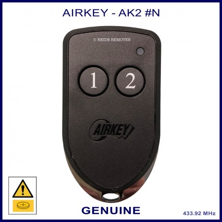 Airkey AK2 - N Serial number 2 button remote control