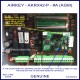 Airkey AKRX42-P AGM receiver with ICSP learning socket removed, so you use the ADD button to learn new #A type remotes