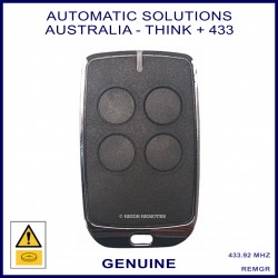ASA  Think + 4 button black swing or sliding gate remote control