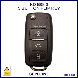 B08-3-BSC VW UDS style 3 button flip key with writable remote circuit board
