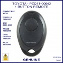 Toyota Land Cruiser, Prado, Hilux, MR2, & Corolla genuine PZQ71-00042 oval black remote