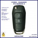 Ford Ranger PX Series II 2015 onwards 2 button genuine flip key ID49