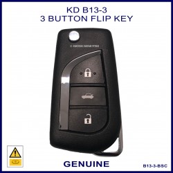 B13-3-BSC 3 button Toyota style writable remote flip key