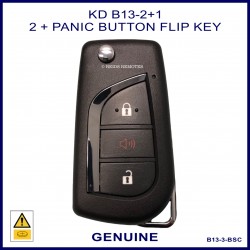B13-2+1-BSC 3 button Toyota style writable remote flip key