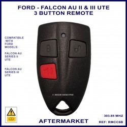 Ford Falcon Ute AU2 & AU3 3 button aftermarket remote control