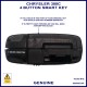 Image shows where to look on your original proximity remote to find the part number 68394201AA