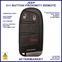 Jeep Grand Cherokee 2011 - 2017 2+1 button aftermarket smart proximity key