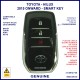 Toyota Hilux 2015 onward 3 button smart key 61A965-0182 Tokai Rika BM1ET
