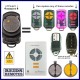 Image shows some of the older remotes that the ATA PTX-6V1 is compatible with